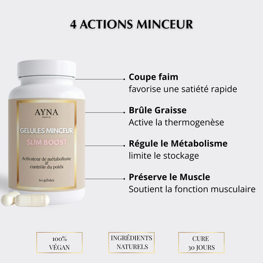 GÉLULES MINCEUR SLIM BOOST